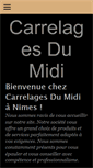 Mobile Screenshot of carrelagesdumidi.com